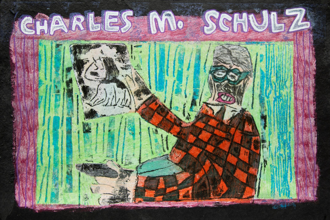 Untitled (Character With Checkered Shirt) by Melody Easdale