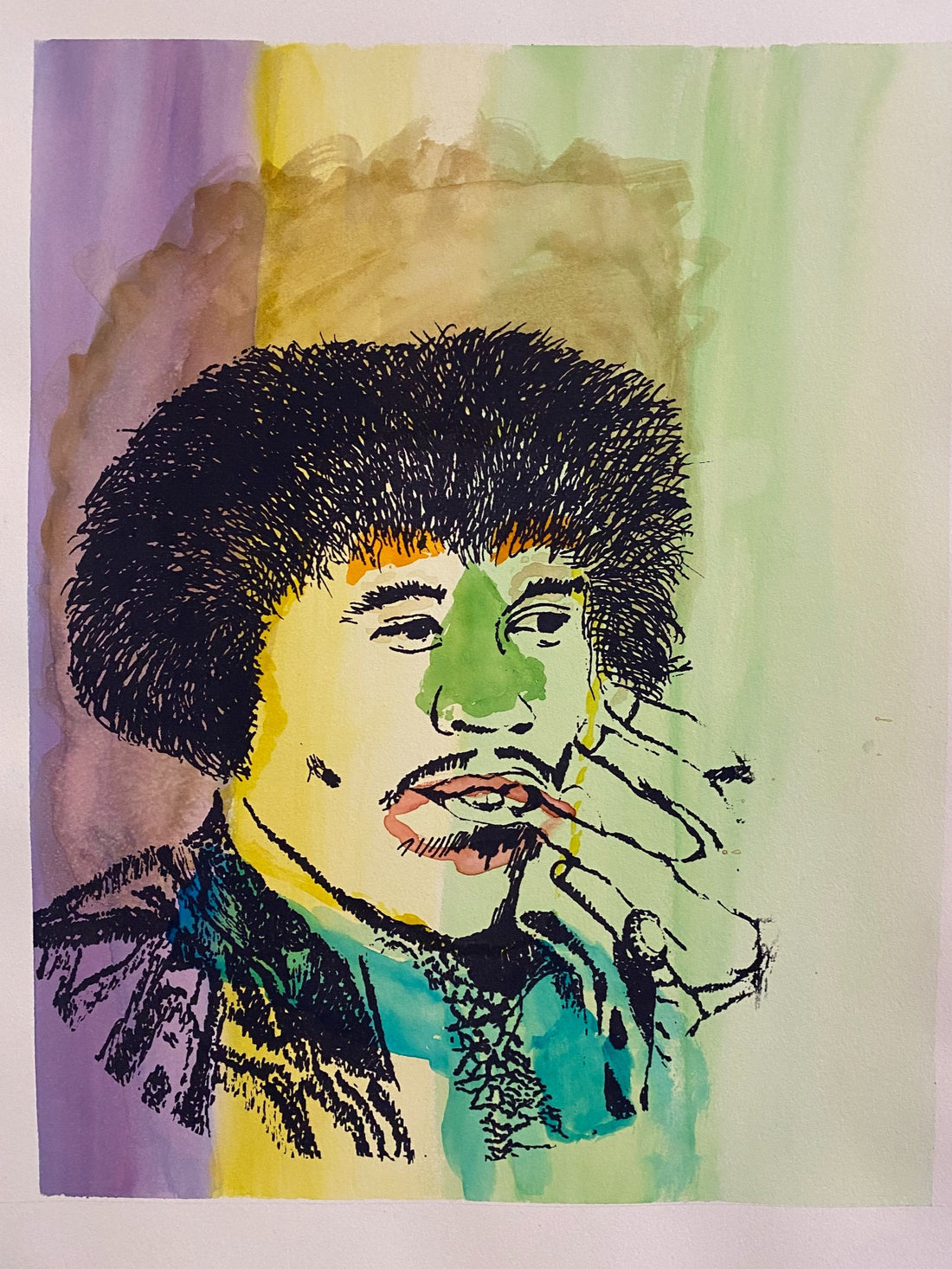 Untitled (Character With Green Nose) by Ricardo Villareal