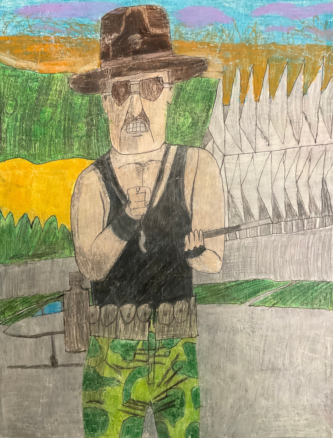 Untitled (Character With Hat & Tank Top) by Joshua Branch