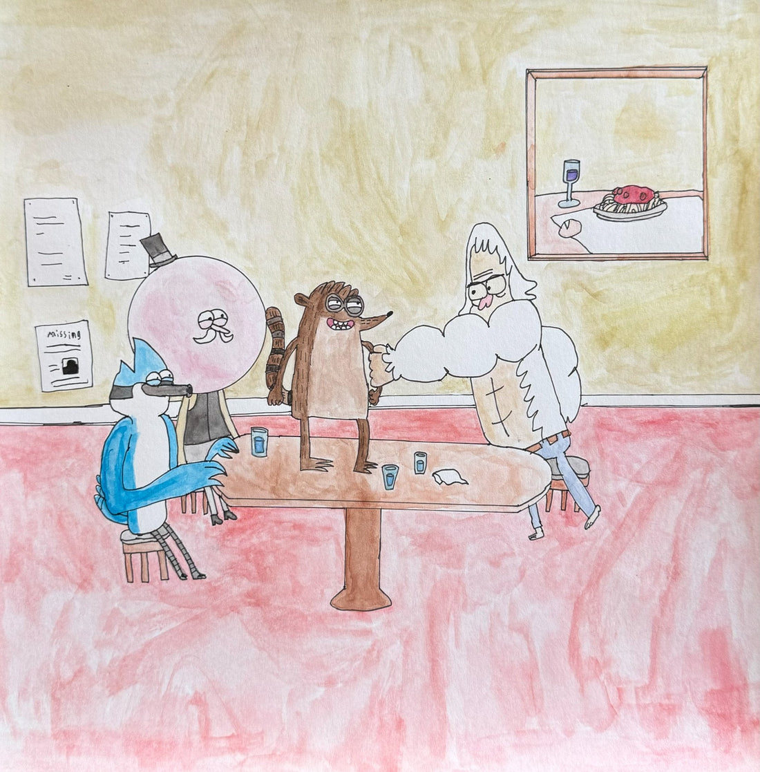 Untitled (Characters In Room) by Octavio Diaz