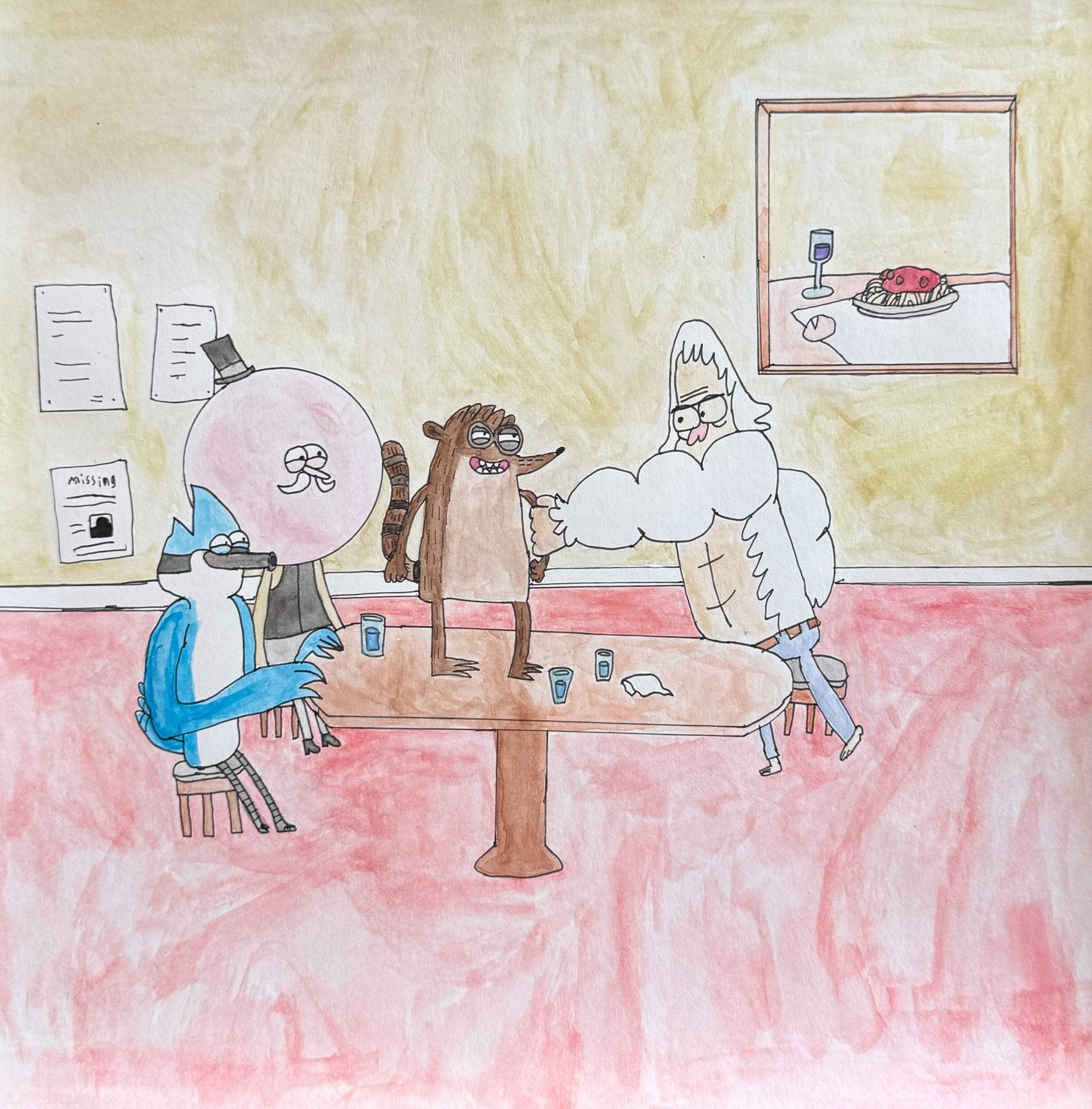 Untitled (Characters In Room) by Octavio Diaz