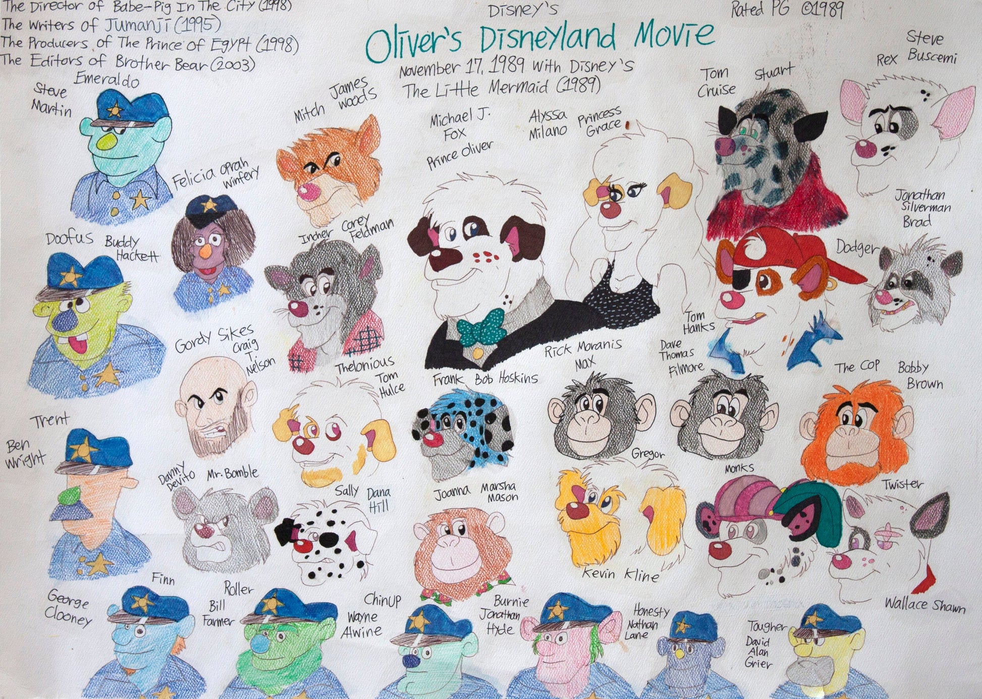 Untitled (Characters On White Background) by Natalie Delgadillo