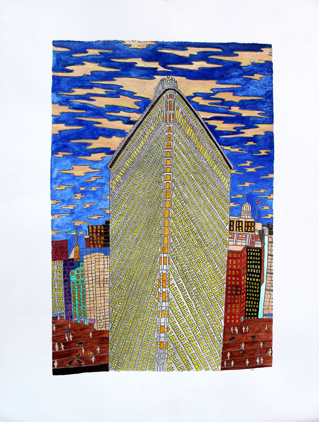 Untitled (Cityscape) by Diana Lopez