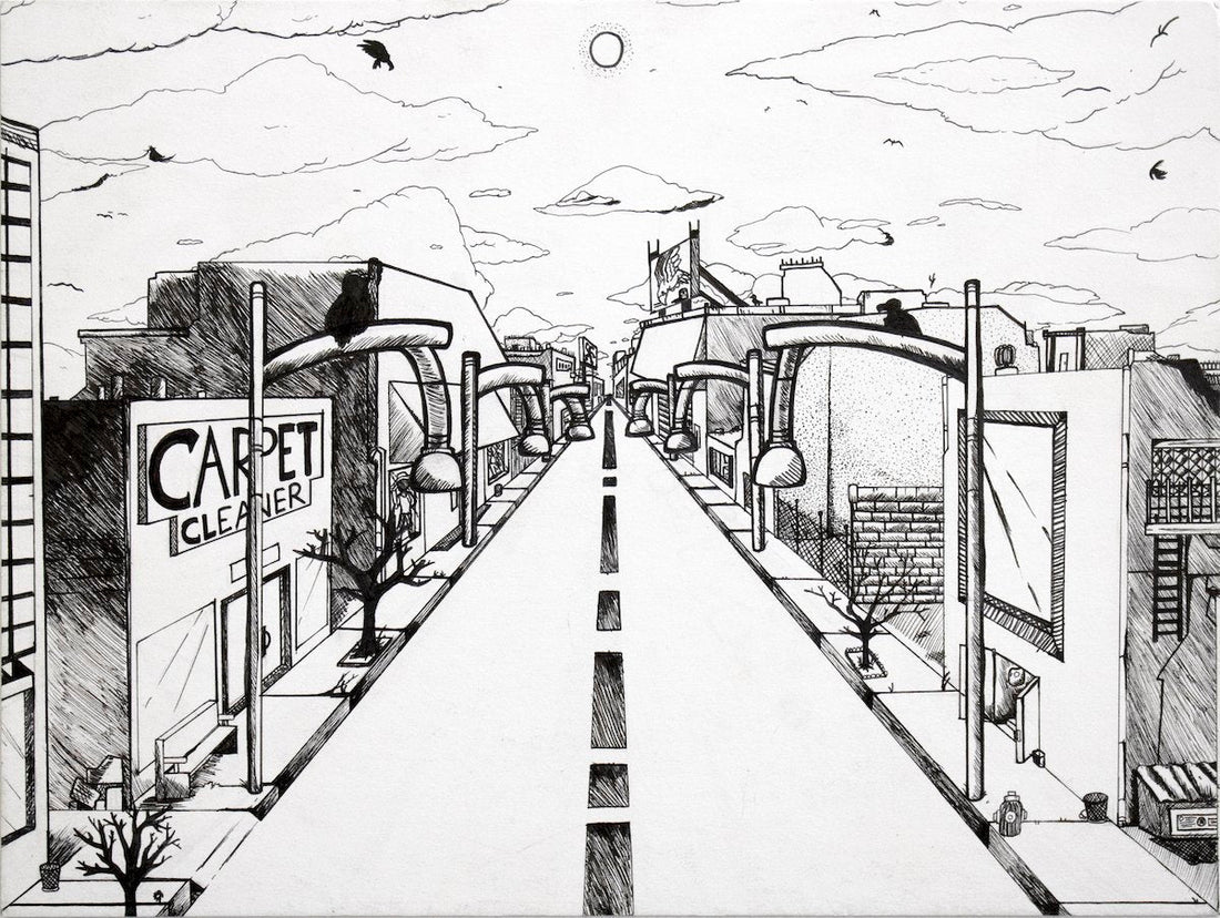 Untitled (Cityscape) by Maria Ortega