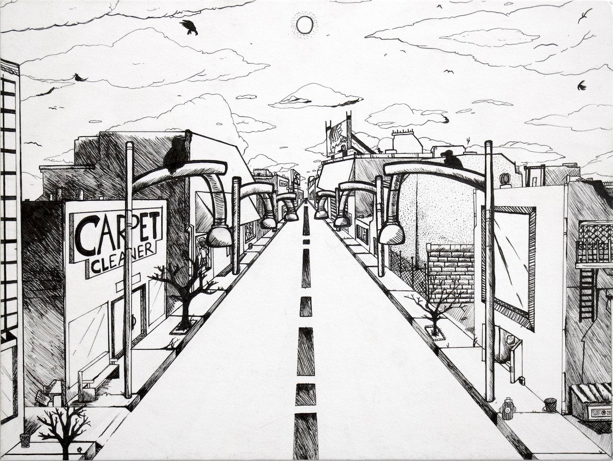 Untitled (Cityscape) by Maria Ortega