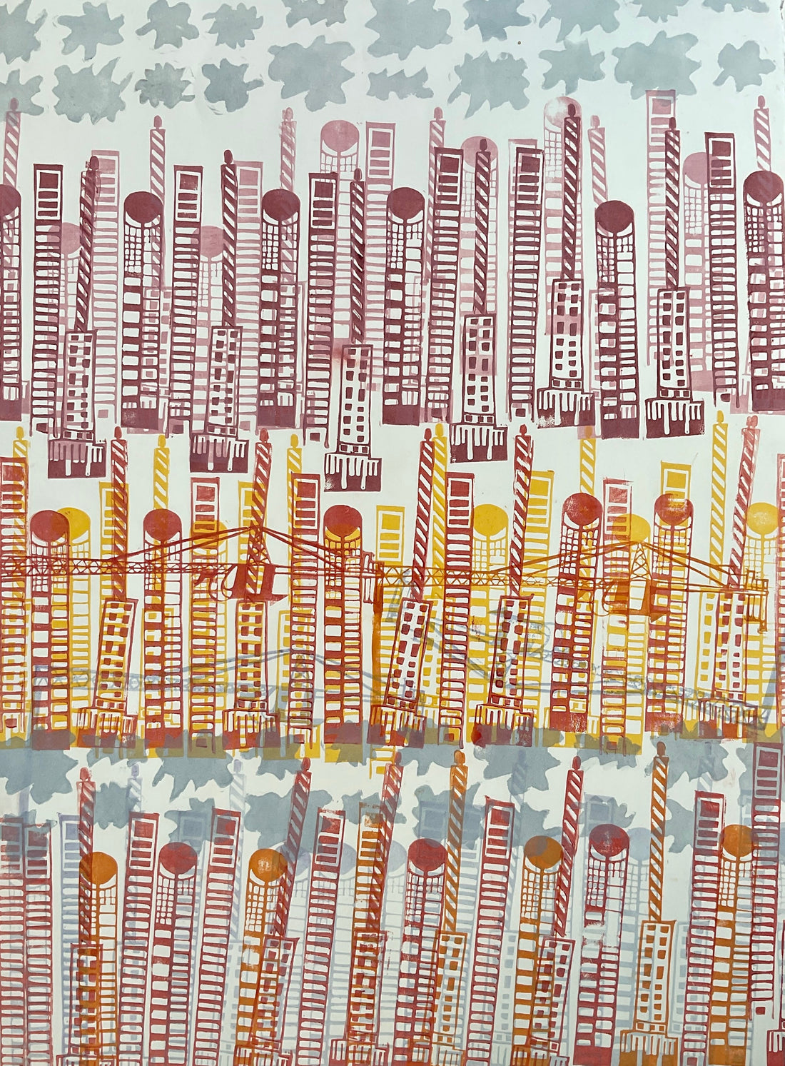 Untitled (Cityscape) by Stephen Hollyfield