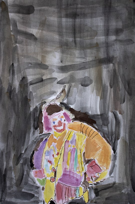 Untitled (Clown) by Daisy Hunt