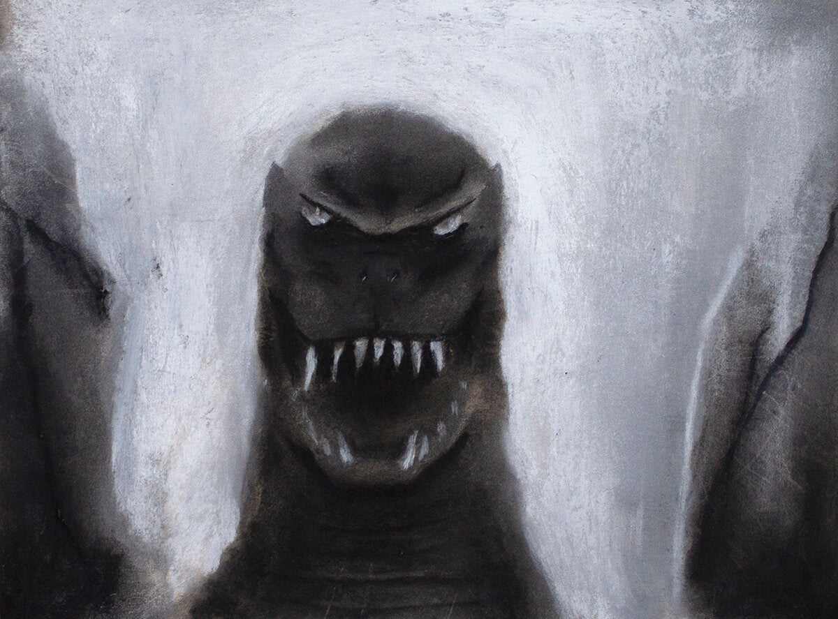 Untitled (Creature Head) by David Kreiger