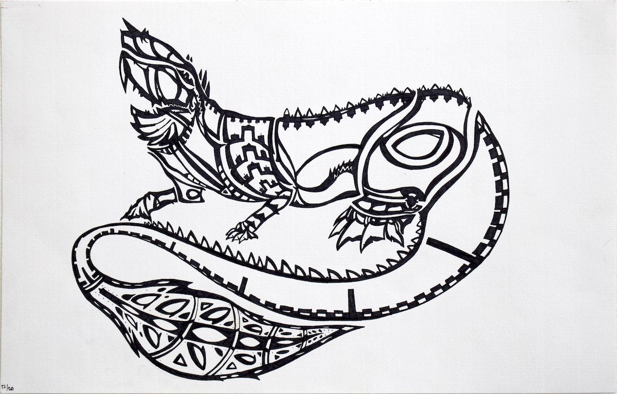 Untitled (Creature Print) by Maria Ortega