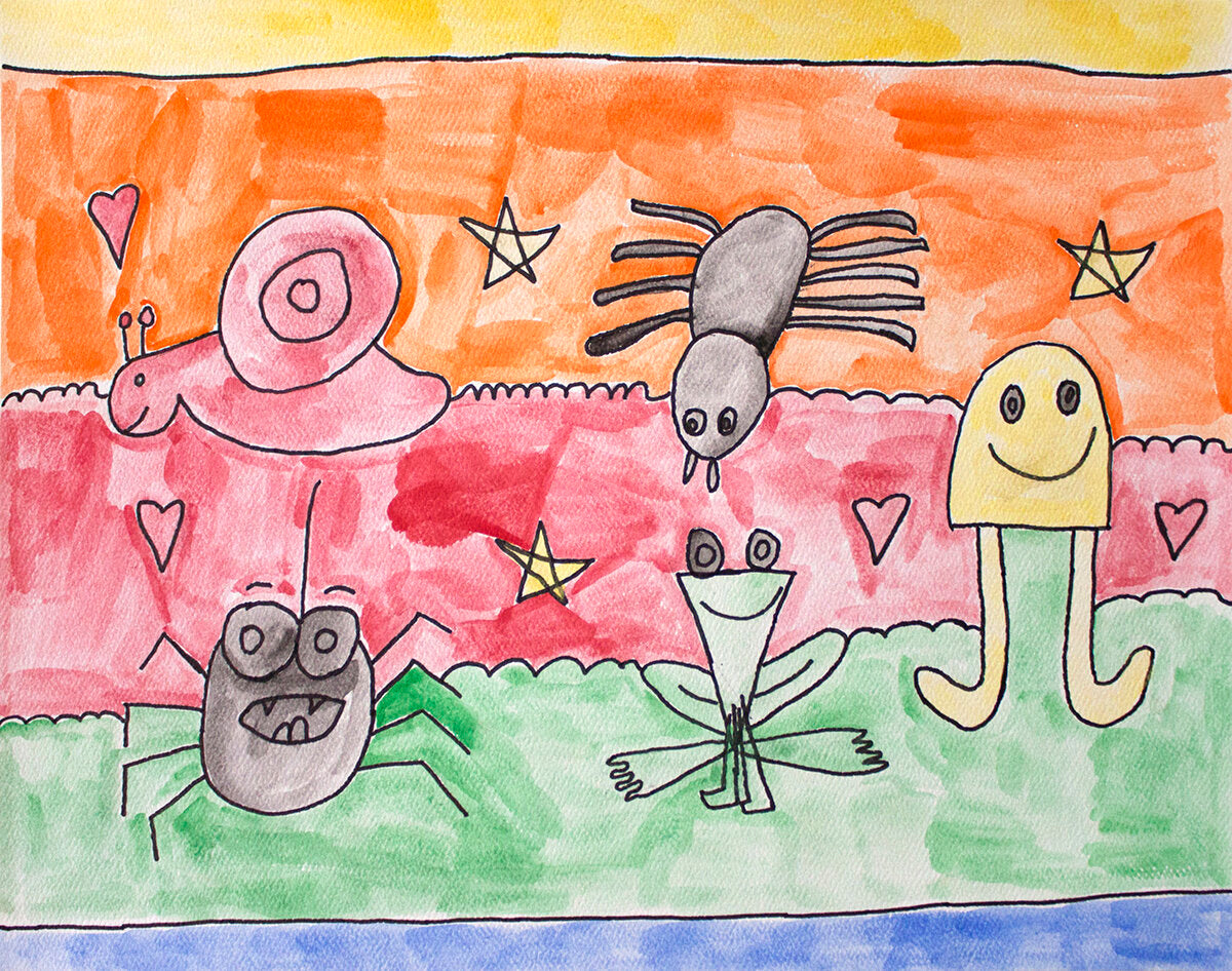 Untitled (Creatures) by Juana Baltazar