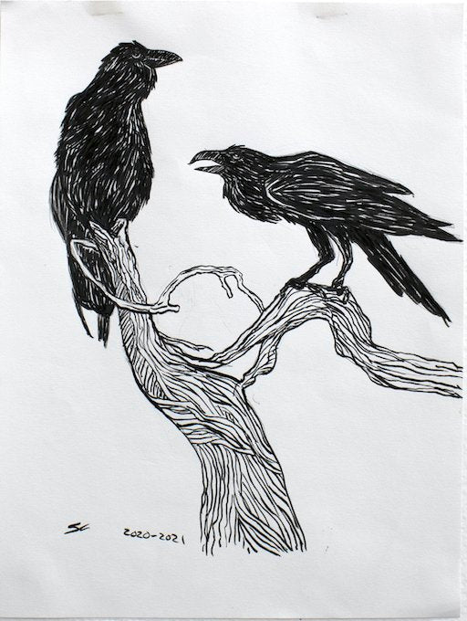 Untitled (Crows) by Sarah Gerke
