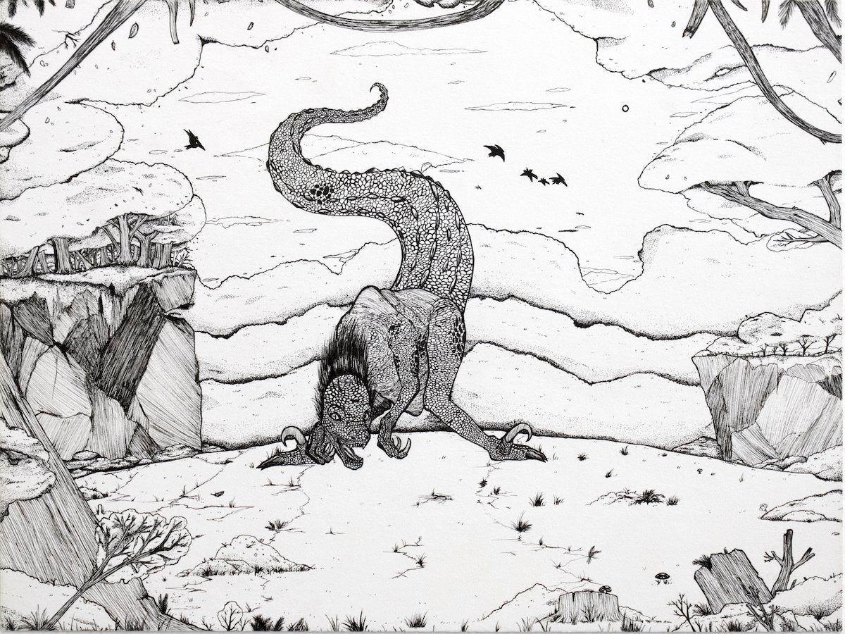 Untitled (Dinosaur) by Maria Ortega