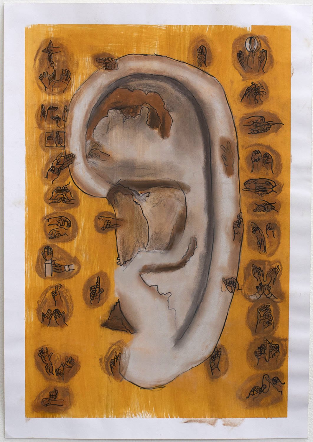 Untitled (Ear) by Tony Brown