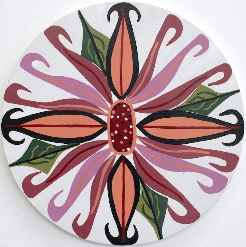 Untitled (Flower on White Background) by Debra Alexander