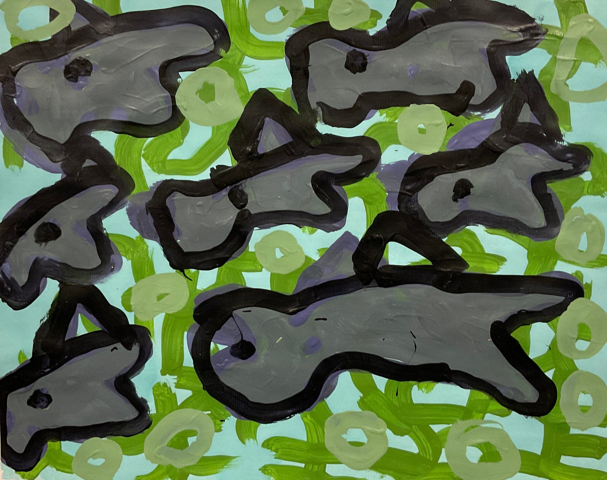 Untitled (Gray Shapes) by Thomas Sedgwick