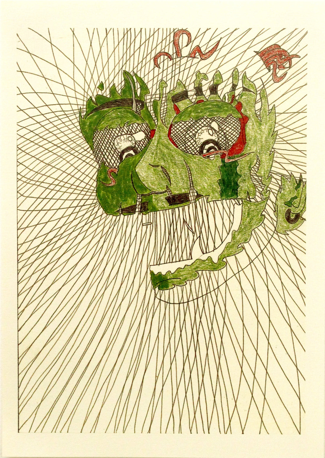Untitled (Green Face) by Clifford Williams