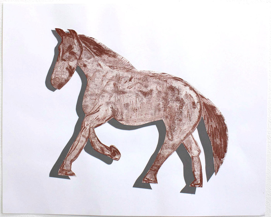 Untitled (Horse Cutout) by Christina Yoo