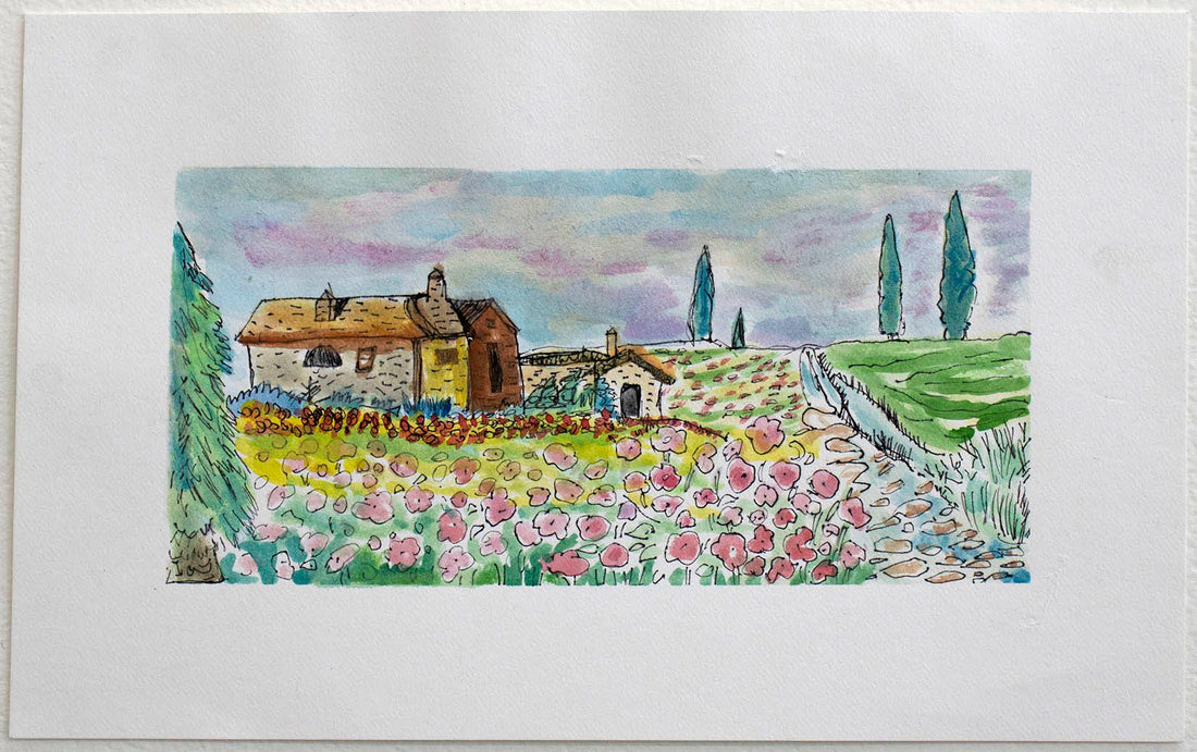 Untitled (House Lanscape) by Christina Yoo