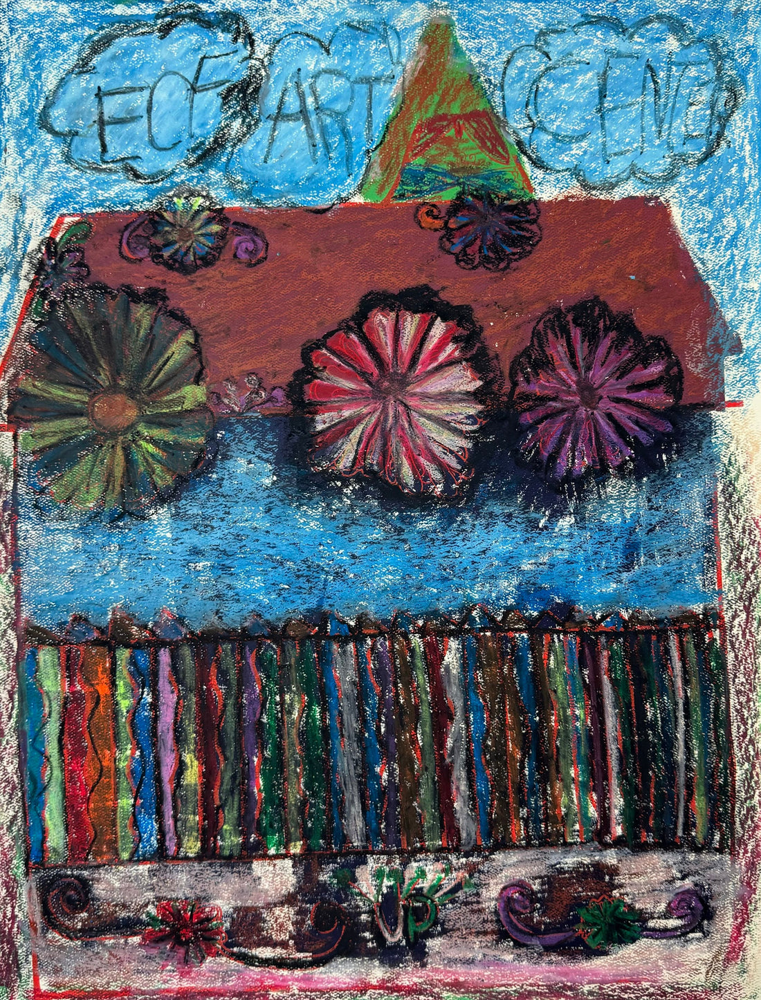 Untitled (House Shapes) by Jennifer Jovel