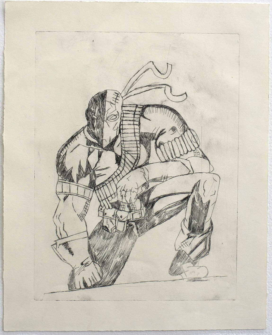 Untitled (Maked Character) by Christopher Romero