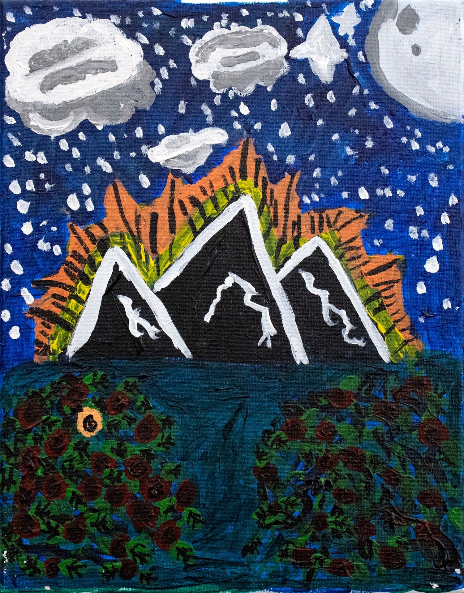 Untitled (Night Sky Background) by Edith Valladares