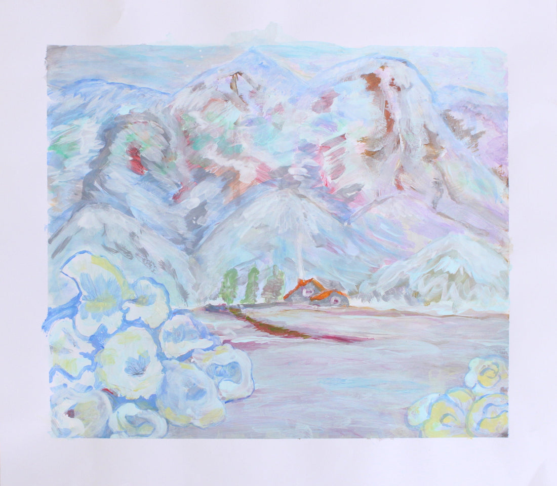 Untitled (Pastel Landscape) by Christina Yoo