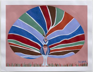 Untitled (Peacock) by Debra Alexander