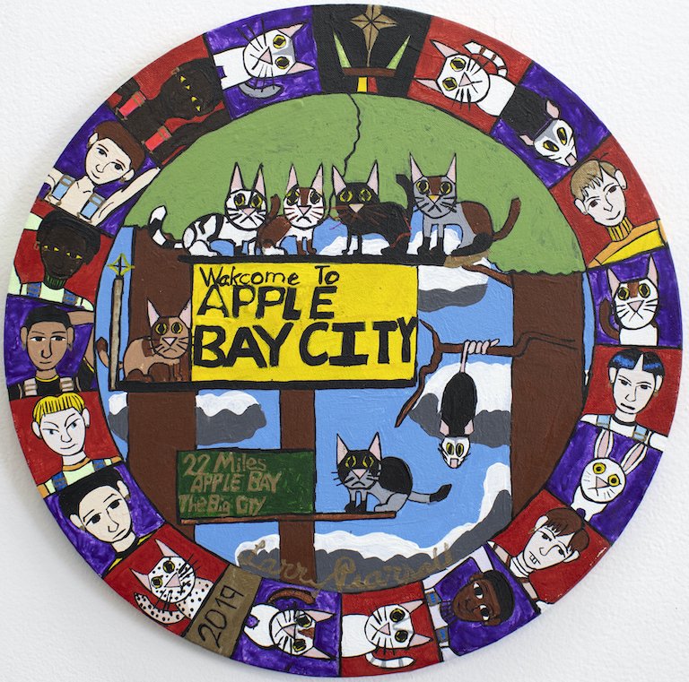 Untitled (People & Animals) by Larry Pearsall