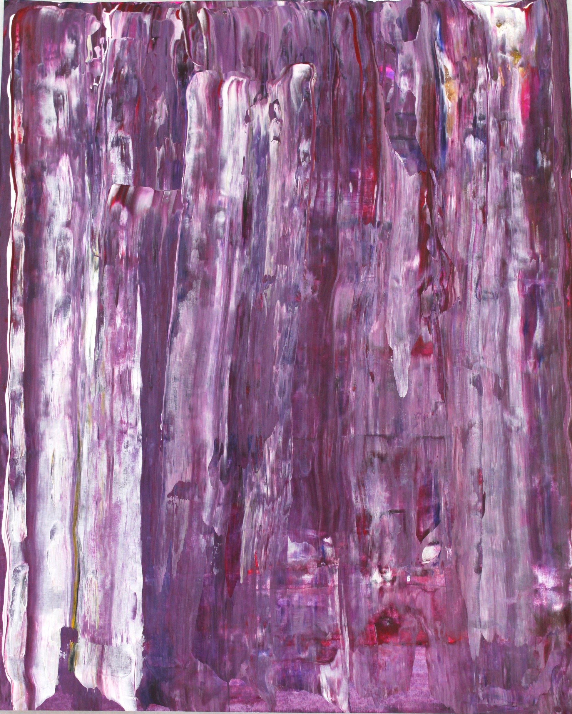 Untitled (Purple Marks) by Edward Cole