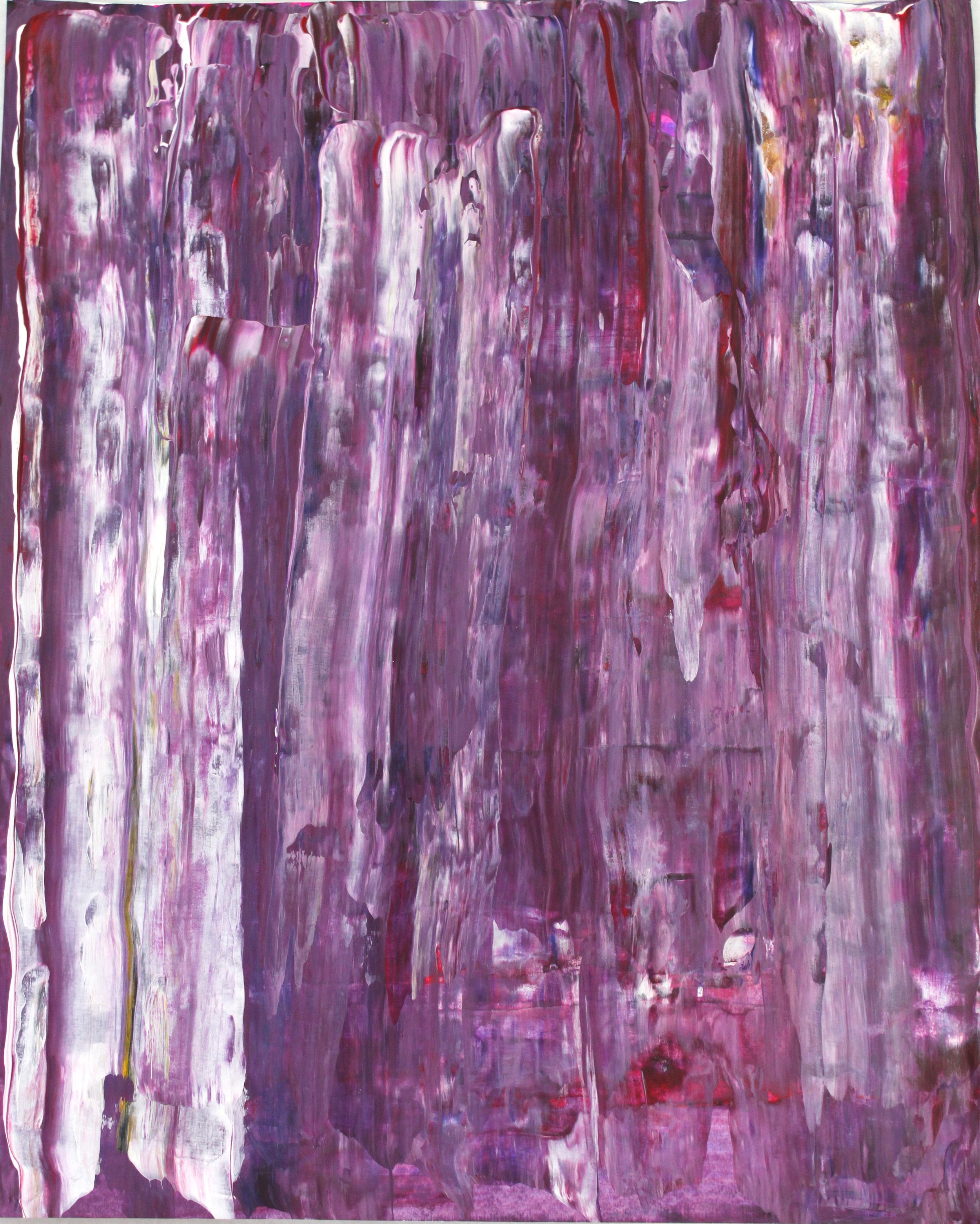 Untitled (Purple Marks) by Edward Cole