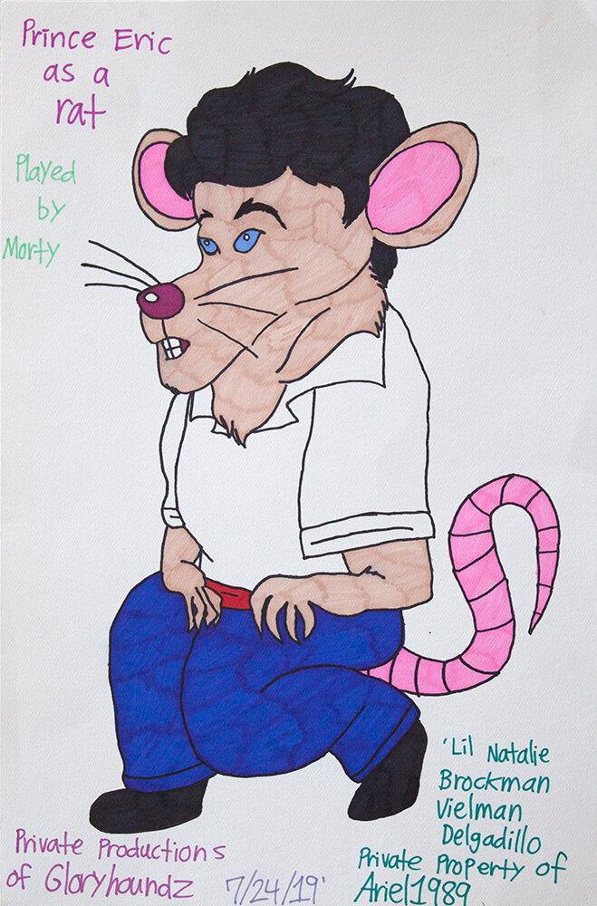 Untitled (Rat Character) by Natalie Delgadillo