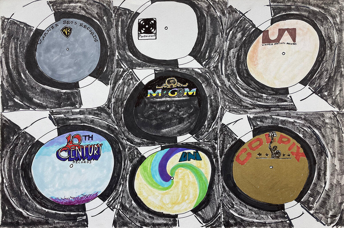 Untitled (Records) by Reggie Martin