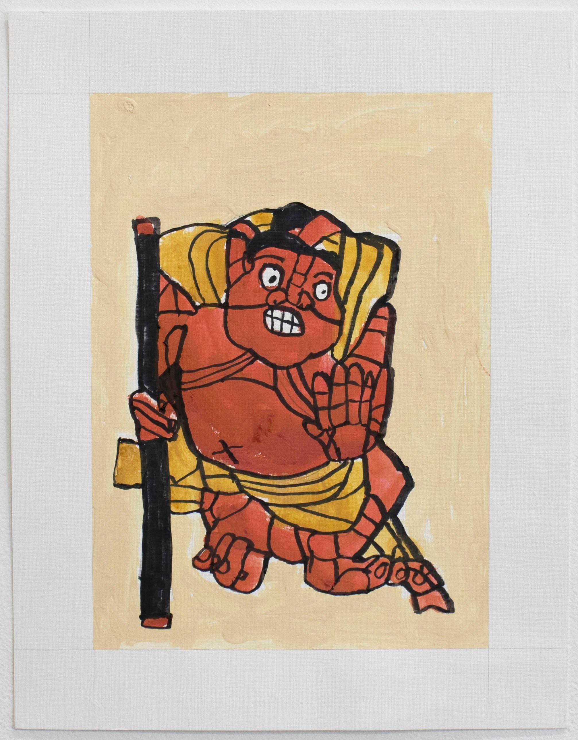 Untitled (Red Character) by Matthew Beal