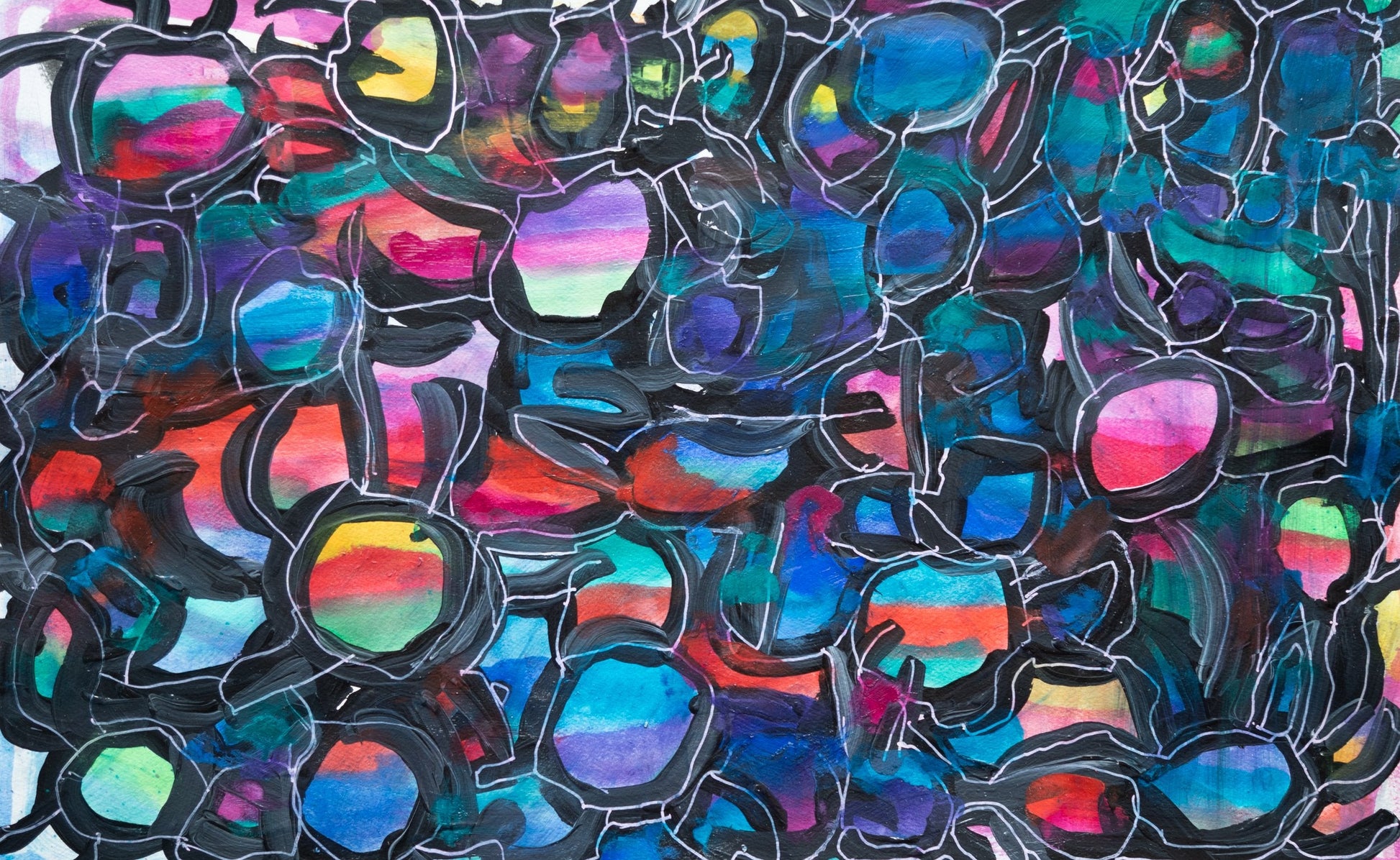 Untitled (Round Color Shapes) by Thomas Sedgwick