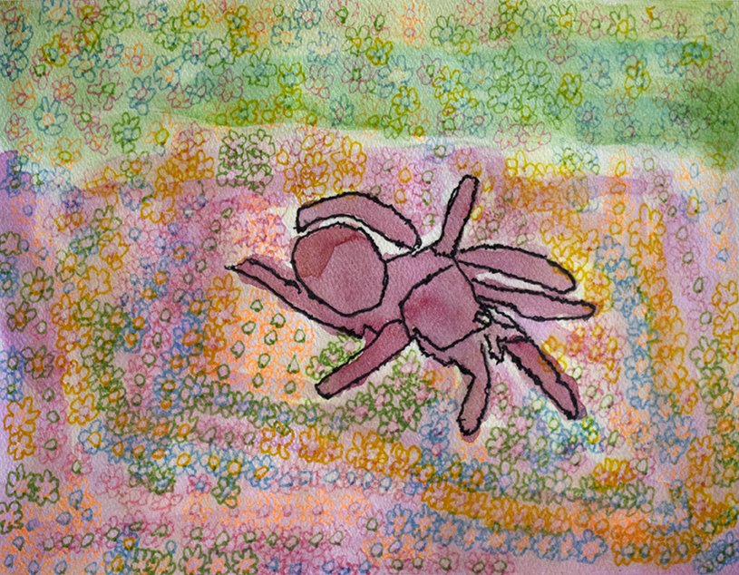 Untitled (Shapes On Colored Background) by Daisy Hunt