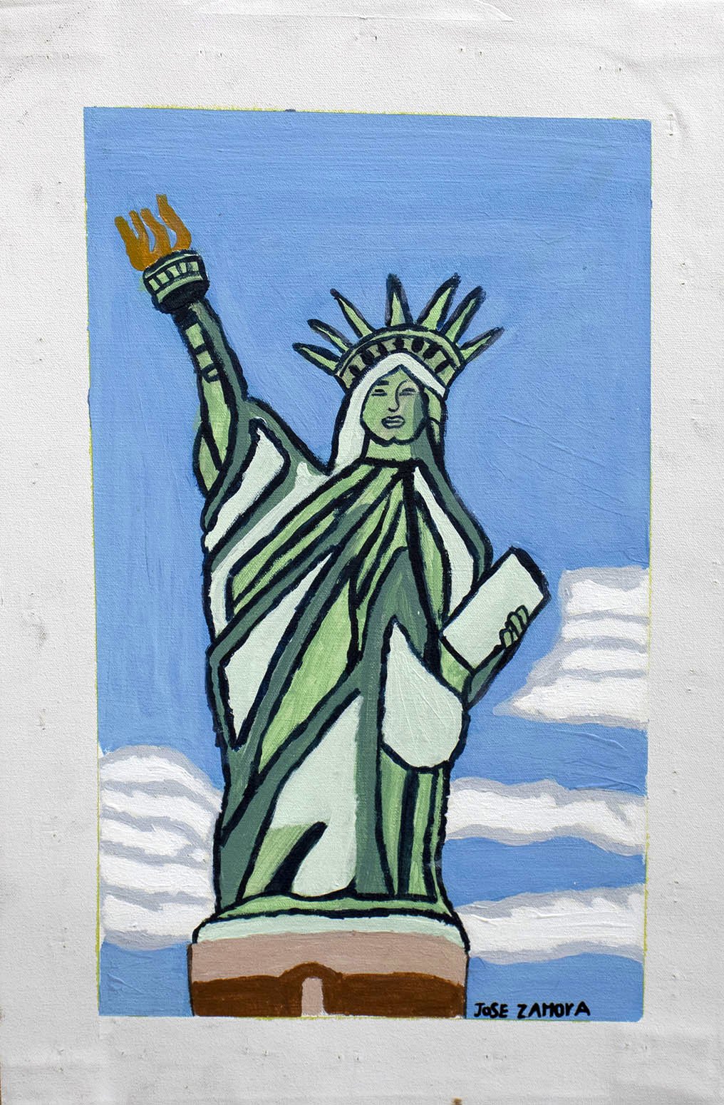 Untitled (Statue of Liberty) by Jose Zamora