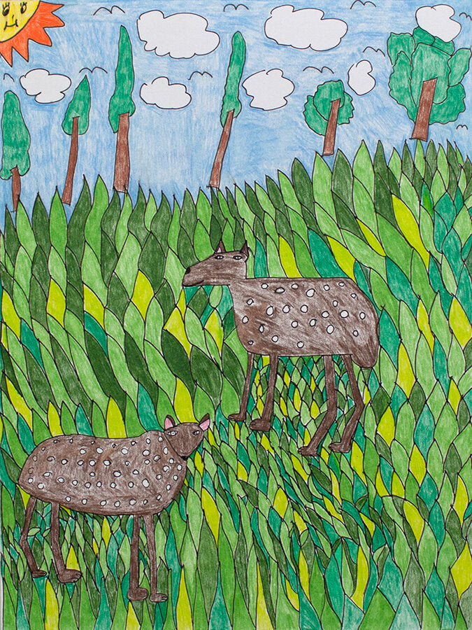 Untitled (Two Animals) by Shelima King