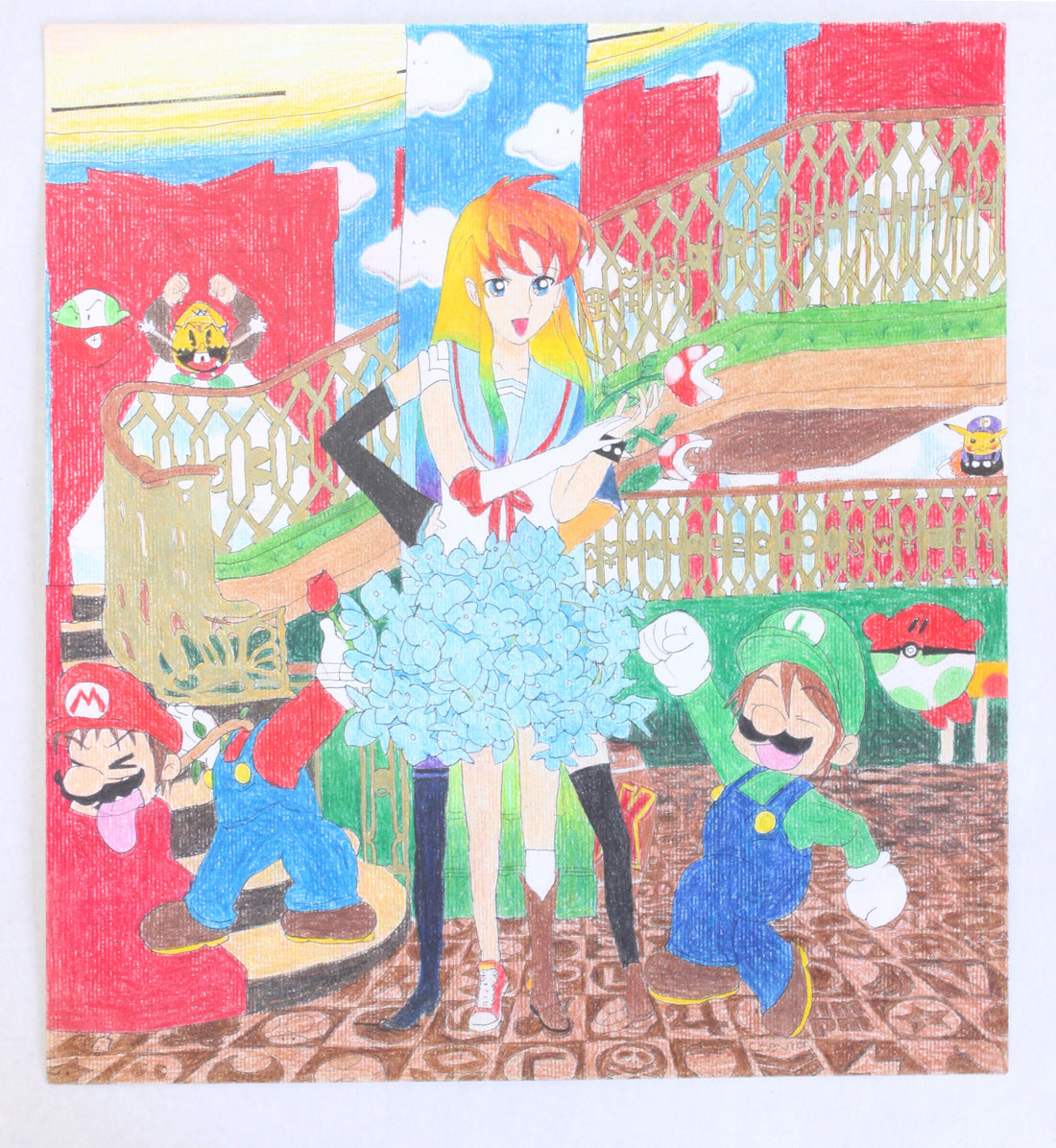 Untitled (Video Game Characters) by Nelson Cobian