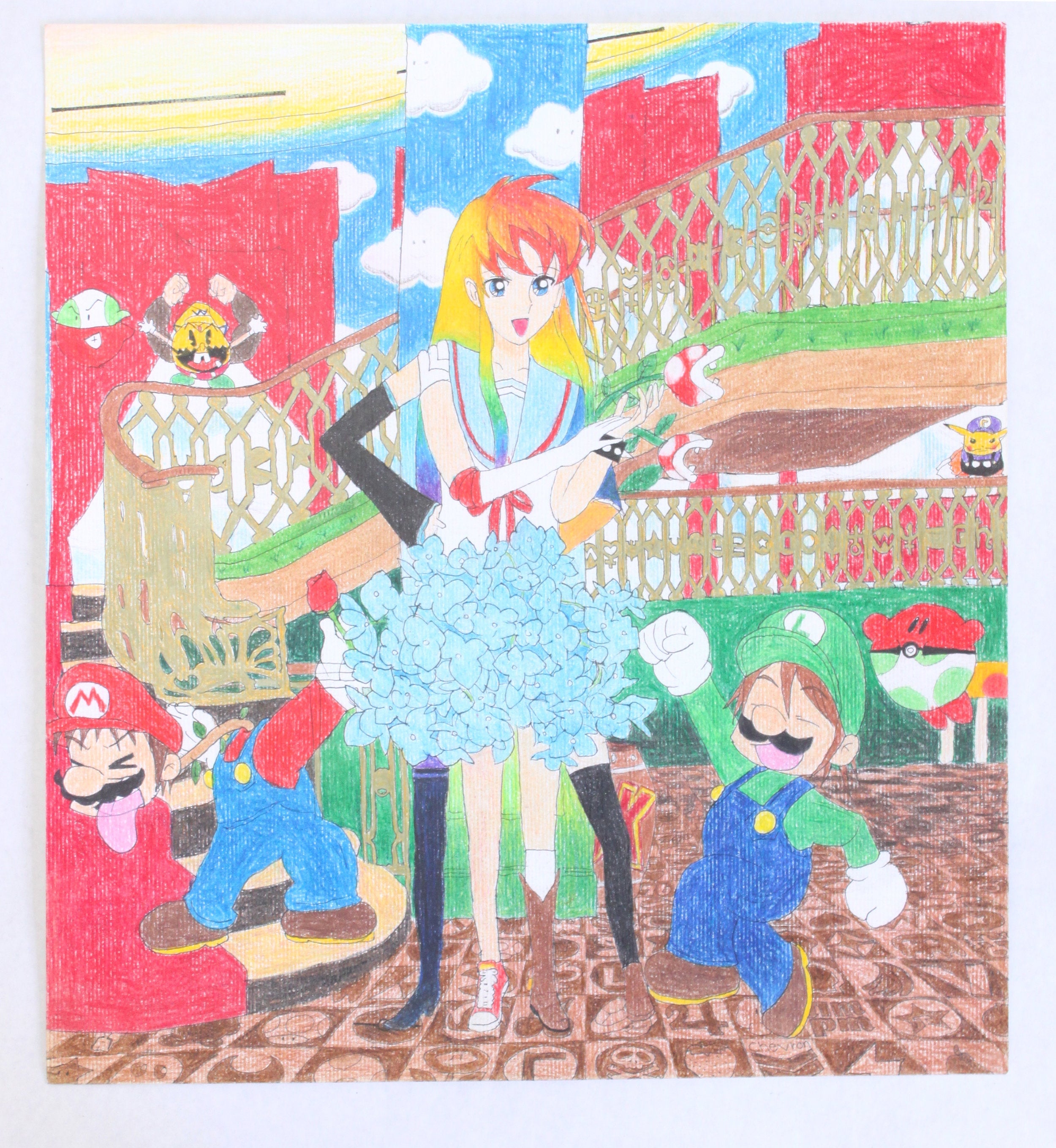 Untitled (Video Game Characters) by Nelson Cobian