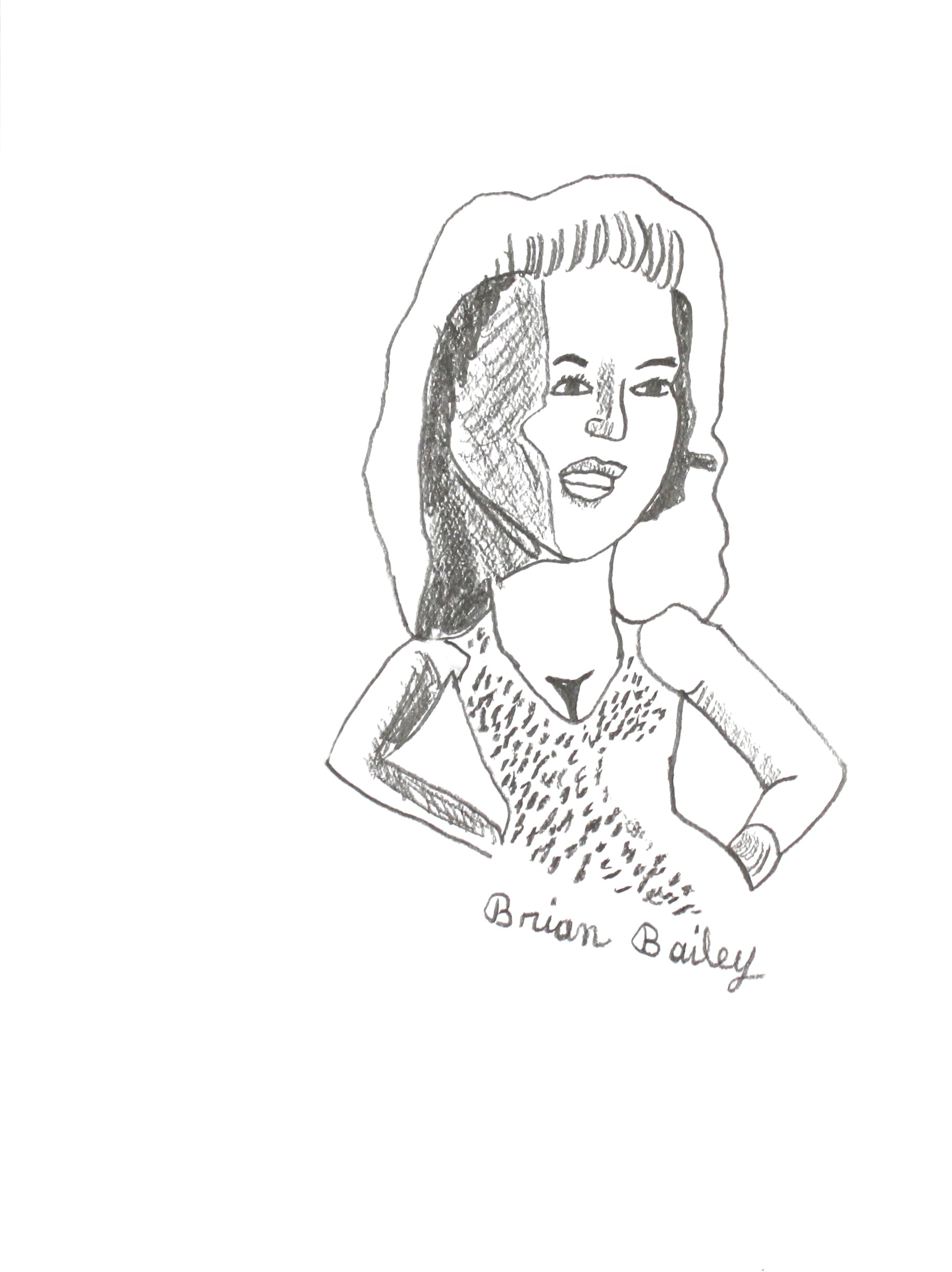 Untitled (Waist-up Female Character) by Brian Bailey