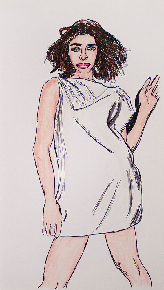 Untitled (White Dress) by Reggie Martin