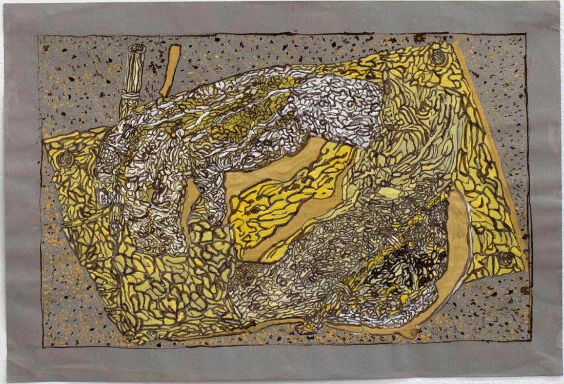 Untitled (Yellow Shapes) by Tony Brown