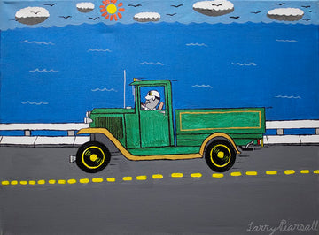 Bon is Driving to Applebay by Larry Pearsall