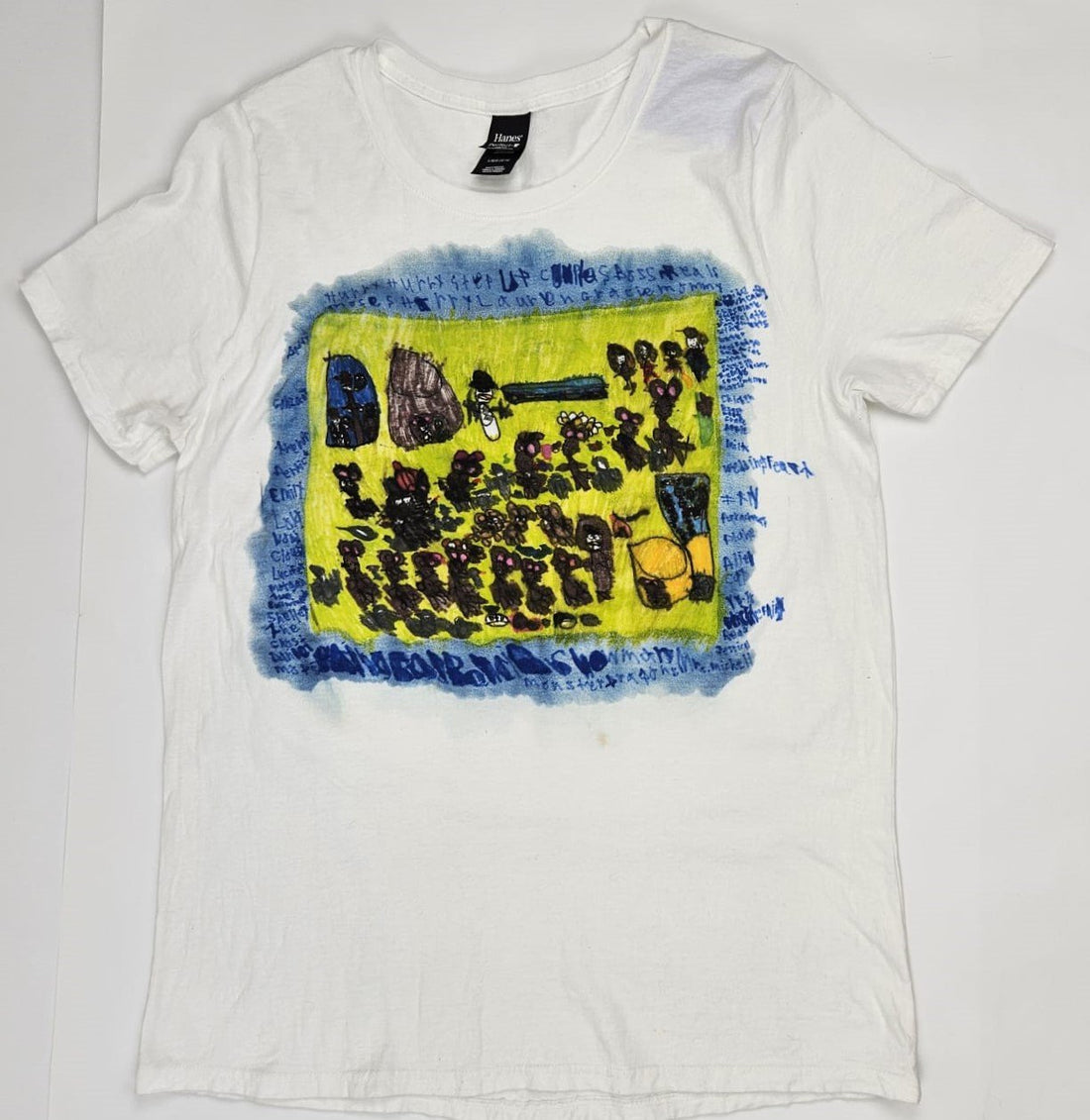 Hand-Painted by GS1- Gracie Silagyi, T-Shirt, Large