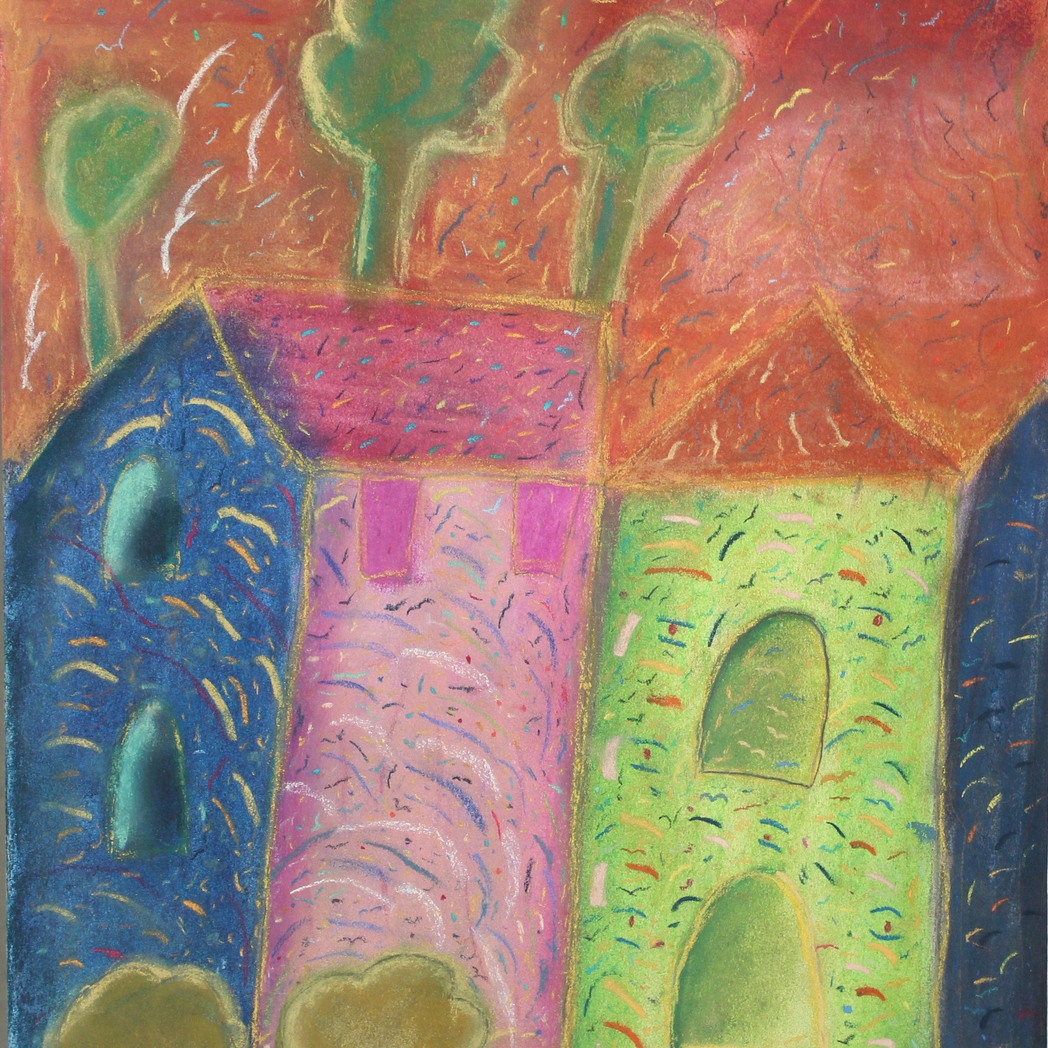 La casa y los Arbolitos by Sandy Chale