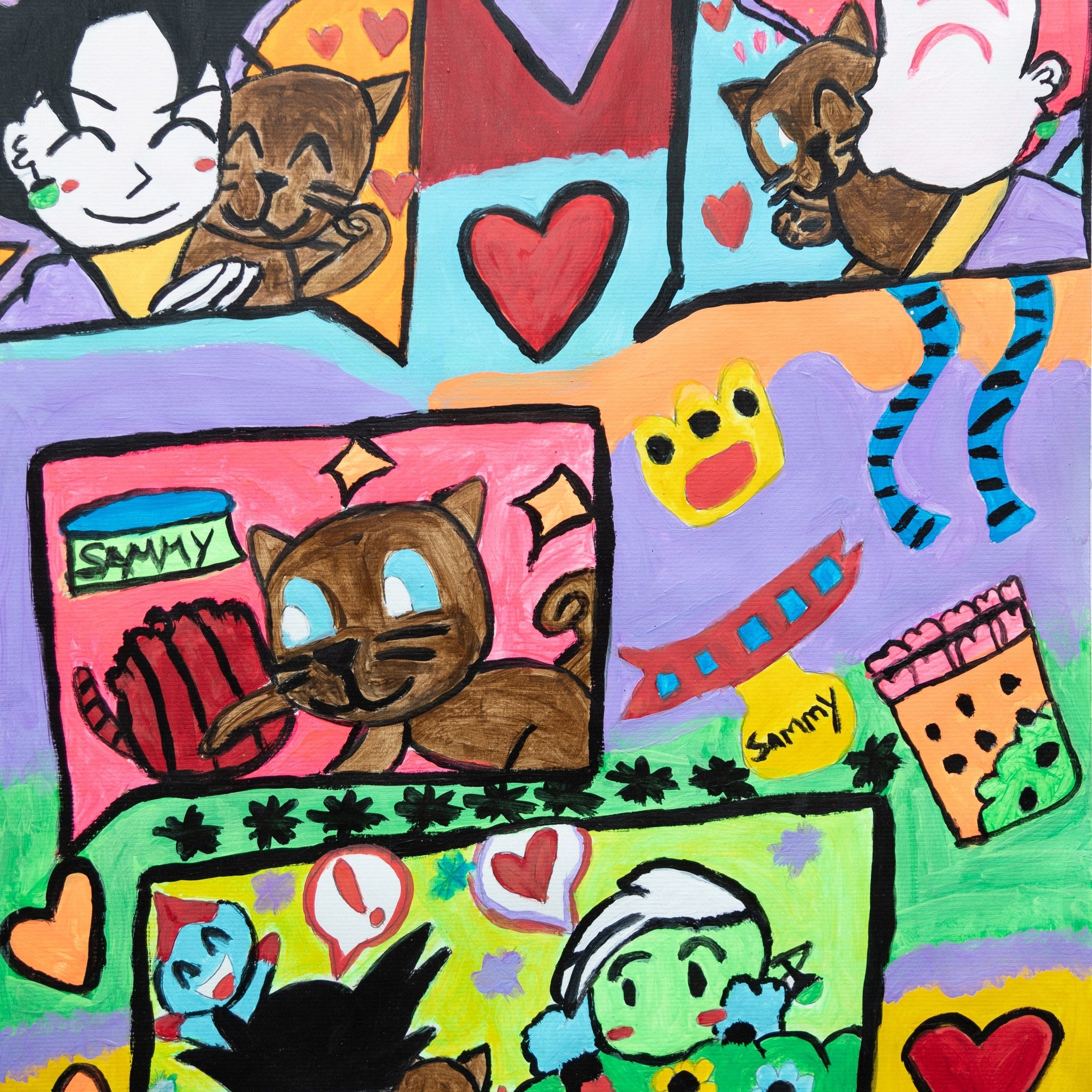 My Favorite Character Taking Care of a Cat by Jalessa Diaz