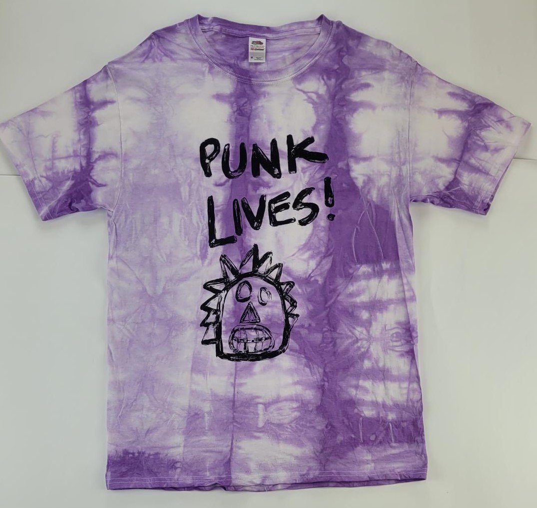 Purple T-Shirt by Punk Lives by Chris Heathcote