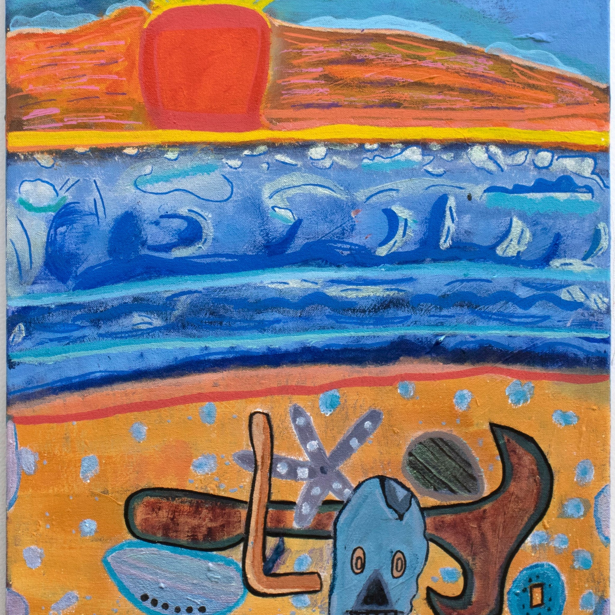 Remnants of Stuff of the Past As Multiple Stuff on the Beach by Aaryn Maes