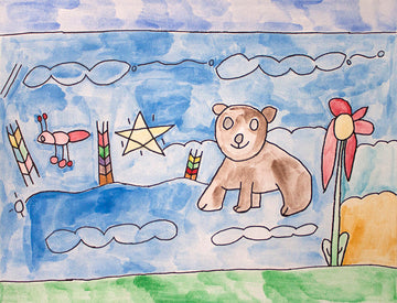 The ant is in the bear by Juana Baltazar