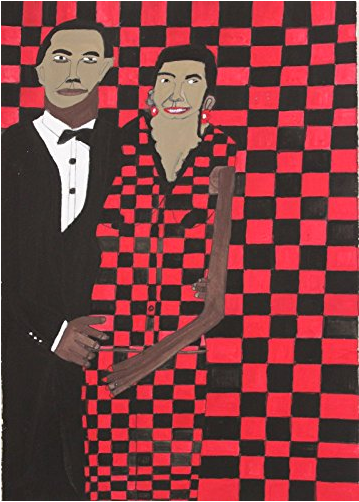 The Married Couple Checkerboard by Willie Walls
